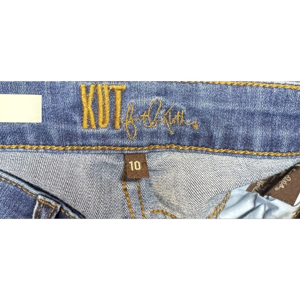 KUT From The Kloth Jeans Womens 10 Blue Medium Wash Carrie Boyfriend Denim - Picture 4 of 12